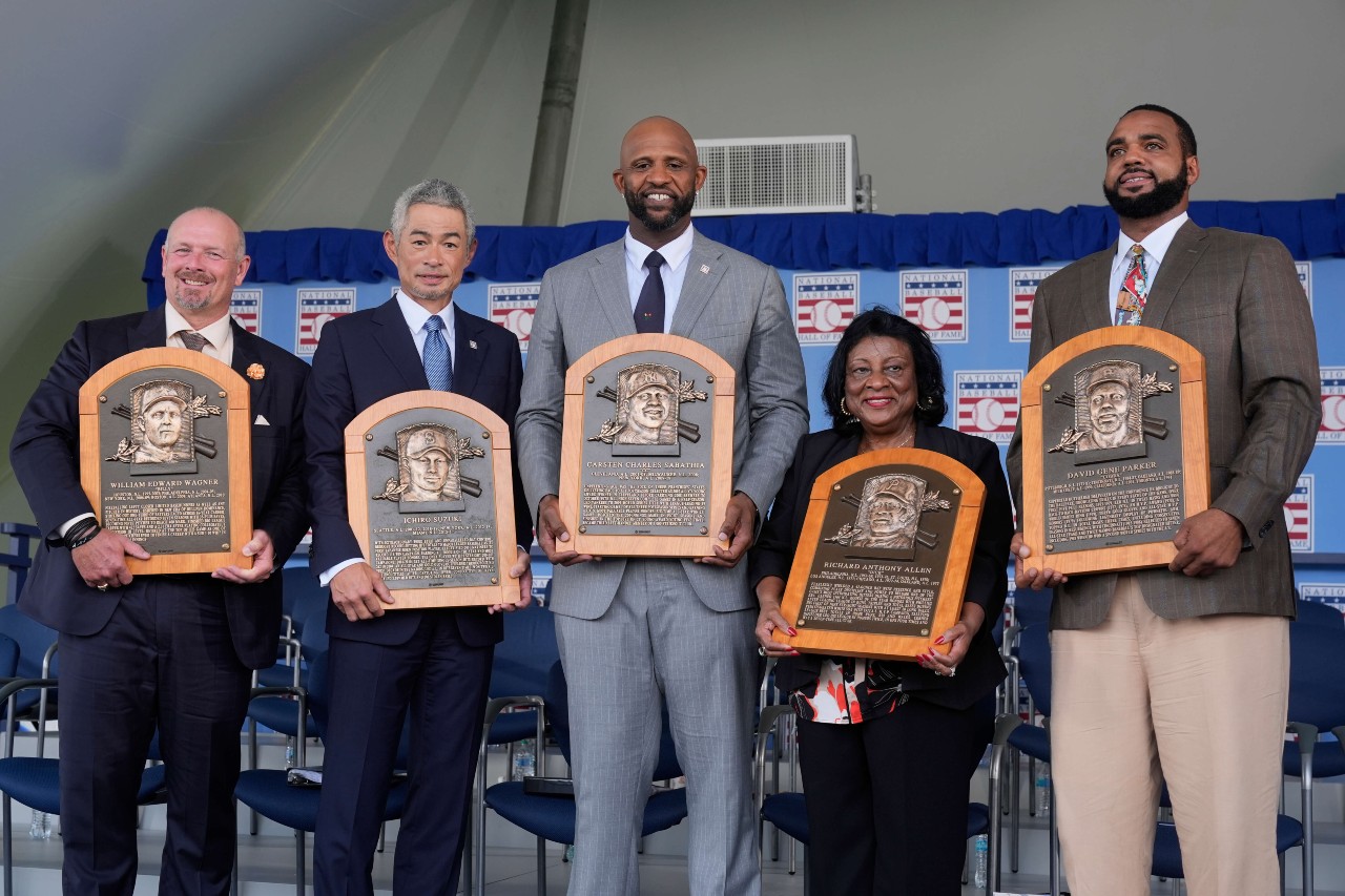 Ichiro, Sabathia, Wagner, Parker, Allen inducted into Baseball Hall of Fame
