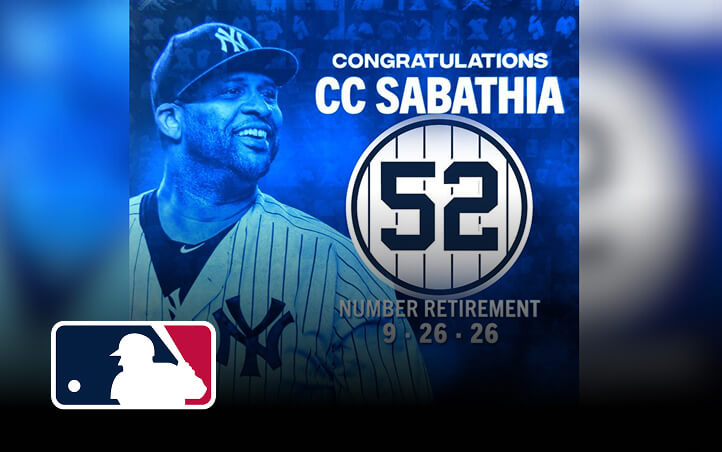 Yankees to honor CC with jersey retirement, plaque ceremony on Sept. 26