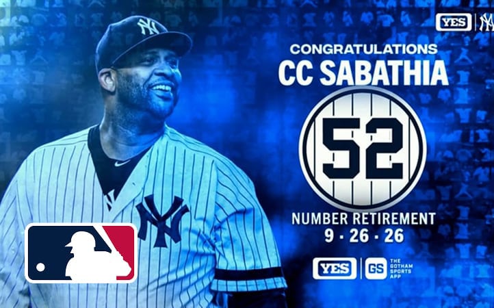 Yankees to honor CC with jersey retirement, plaque ceremony on Sept. 26