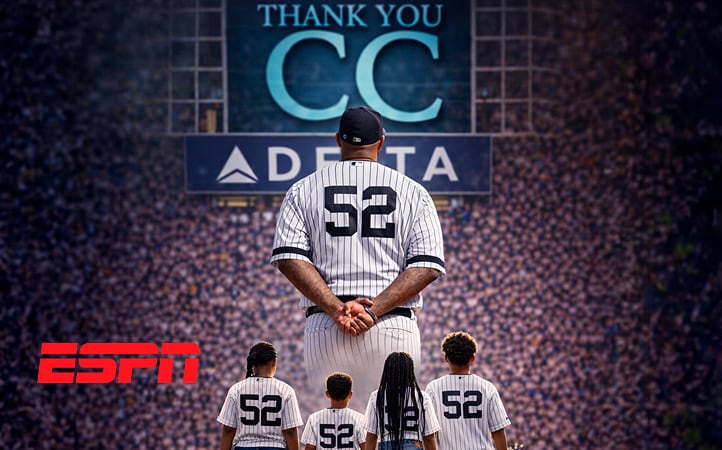 Yankees to retire CC Sabathia’s No. 52 jersey on Sept. 26